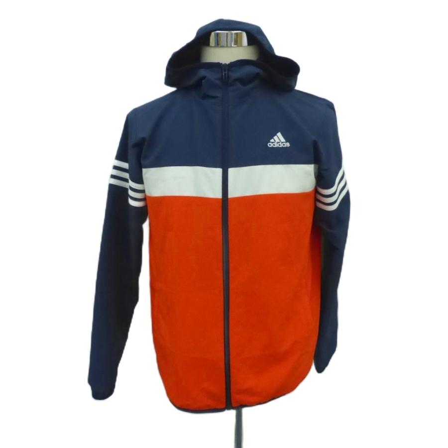 adidas（アディダス） パーカー ジャケット 上着 ミドル丈 M 紺