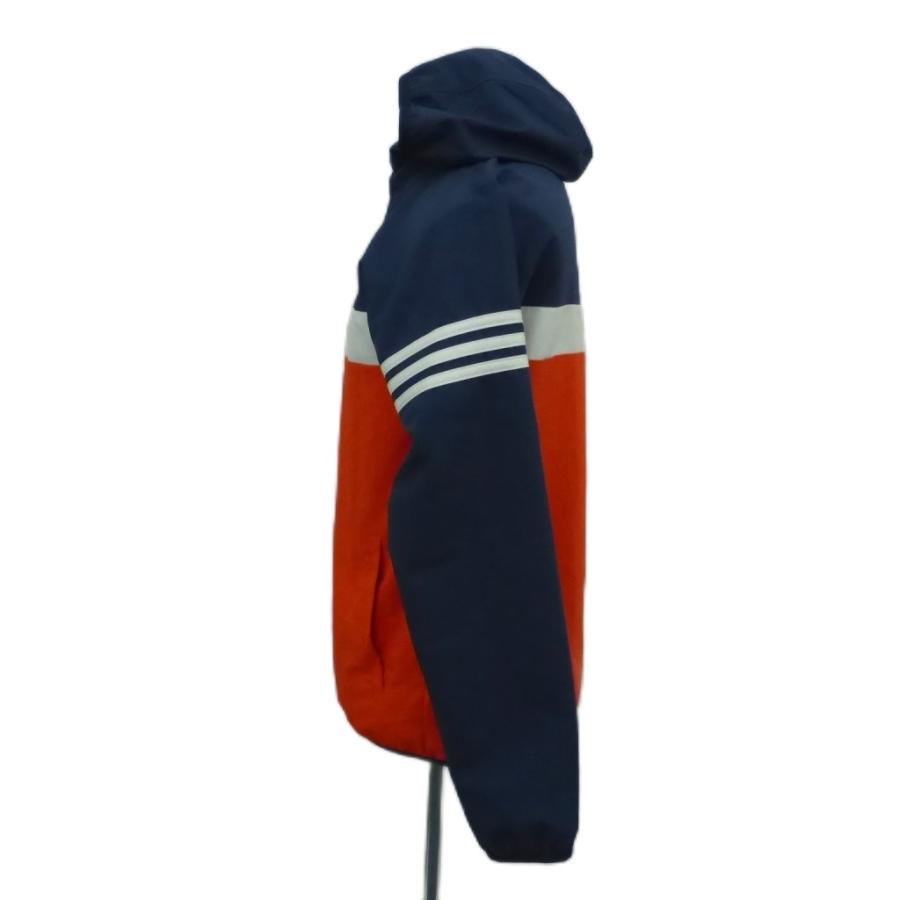  ジャケット パーカー 日本非売品 ネイビー/オレンジ adidas（アディダス） パーカー ジャケット 上着 ミドル丈 M 紺
