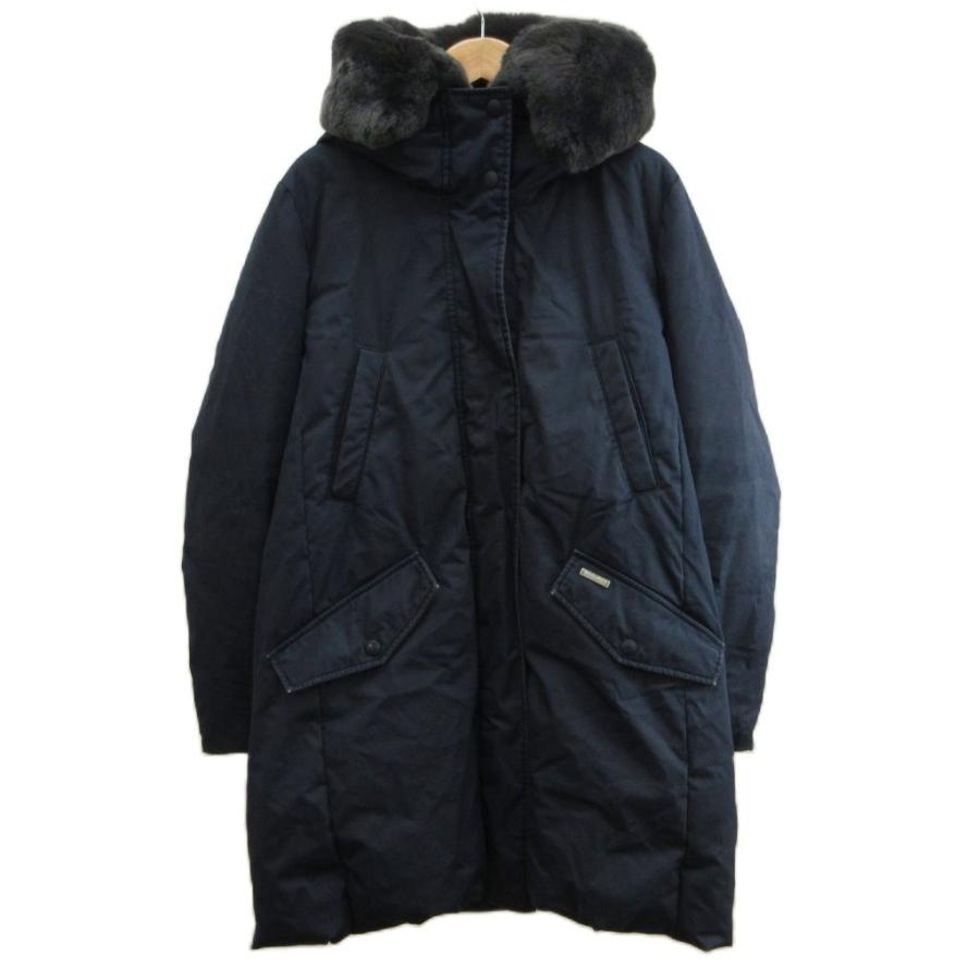 ウールリッチ WOOLRICH コクーンパーカ ダウンコート S ネイビー 紺 