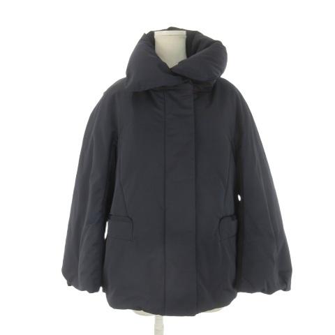 ユニクロ（UNIQLO） +J ダウンジャケット 上着 S 紺 ネイビー 