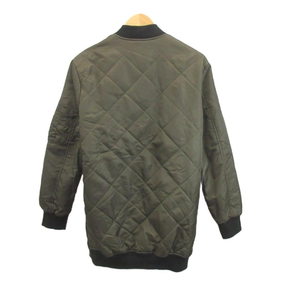 ZARA（ザラ） ZARA MA-1 フライトジャケット 上着 S カーキ リブ襟