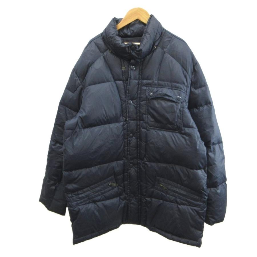 GAP（ギャップ） ダウンジャケット 上着 XL ネイビー スタンドカラー 