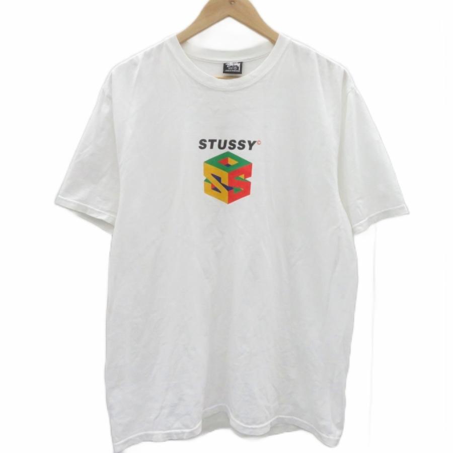 Stussy 半袖 Tシャツ ホワイト M STUSSY（ステューシー） STUSSY Tシャツ カットソー 半袖 M 白