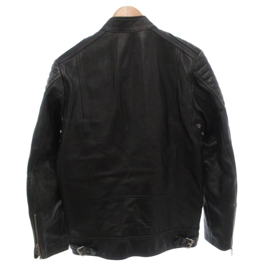 DIESEL（ディーゼル） シングル ライダースジャケット 革ジャン レザー
