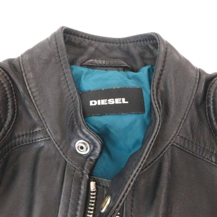 DIESEL（ディーゼル） シングル ライダースジャケット 革ジャン レザー