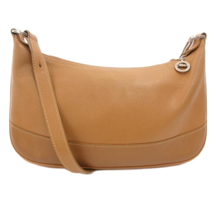 LONGCHAMP（ロンシャン） ショルダーバッグ レザー キャメル ワン 