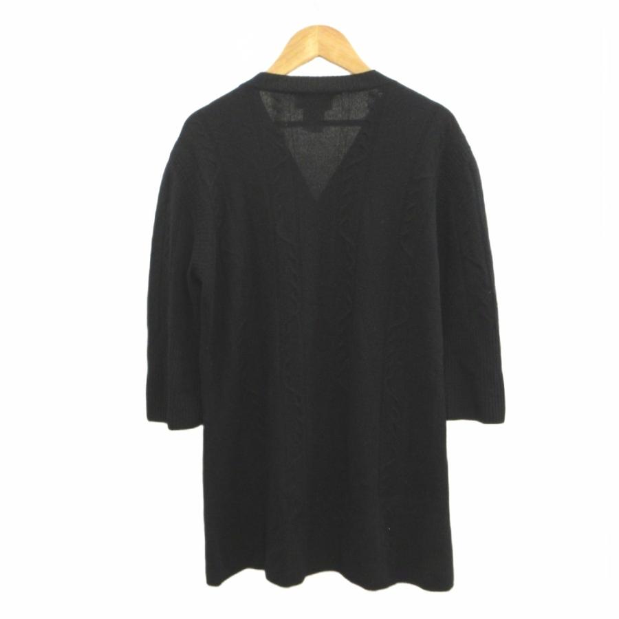 FENDI（フェンディ） ニットカーディガン 44 黒 ブラック Vネック 長袖 