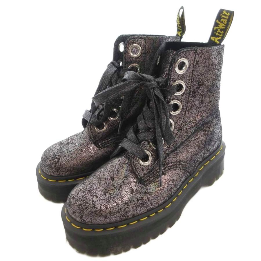 Dr.Martens MOLLY 厚底パテント UK5 リボン タグ付　未使用 レディース Dr.Martens MOLLY 厚底パテント UK5 リボン タグ付 未使用
