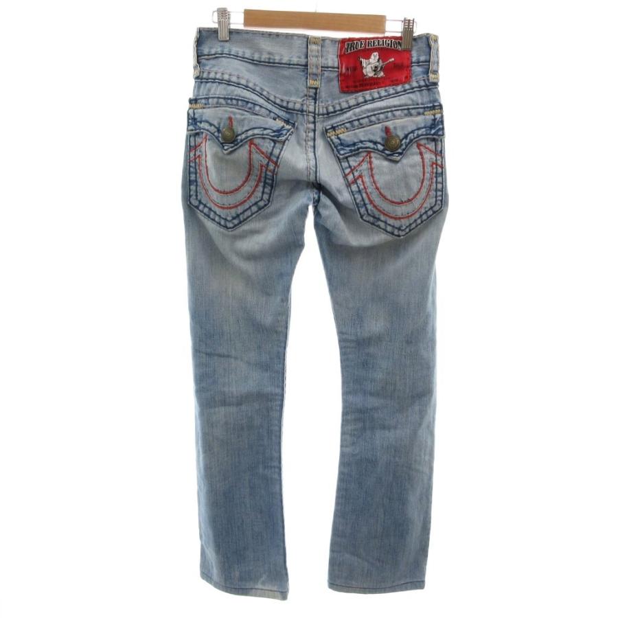 メンズ TRUE RELIGION ストレート 白ステッチ 28