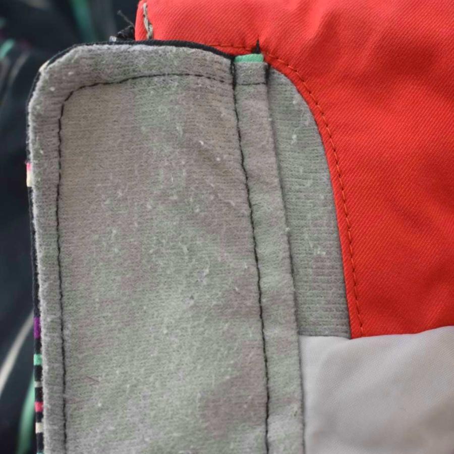 DESCENTE スキーウェア スキージャケット ジップアップ ストライプ柄