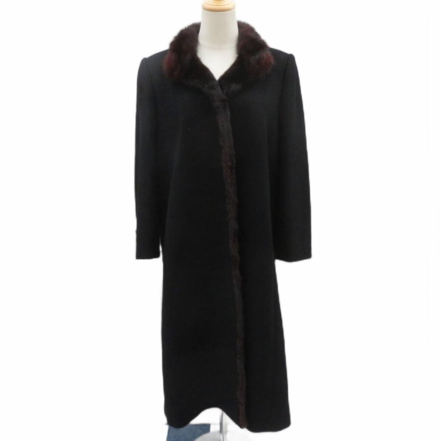 ROMAN hi-fashion ショールカラーコート カシミヤ混 大きいサイズ 13 