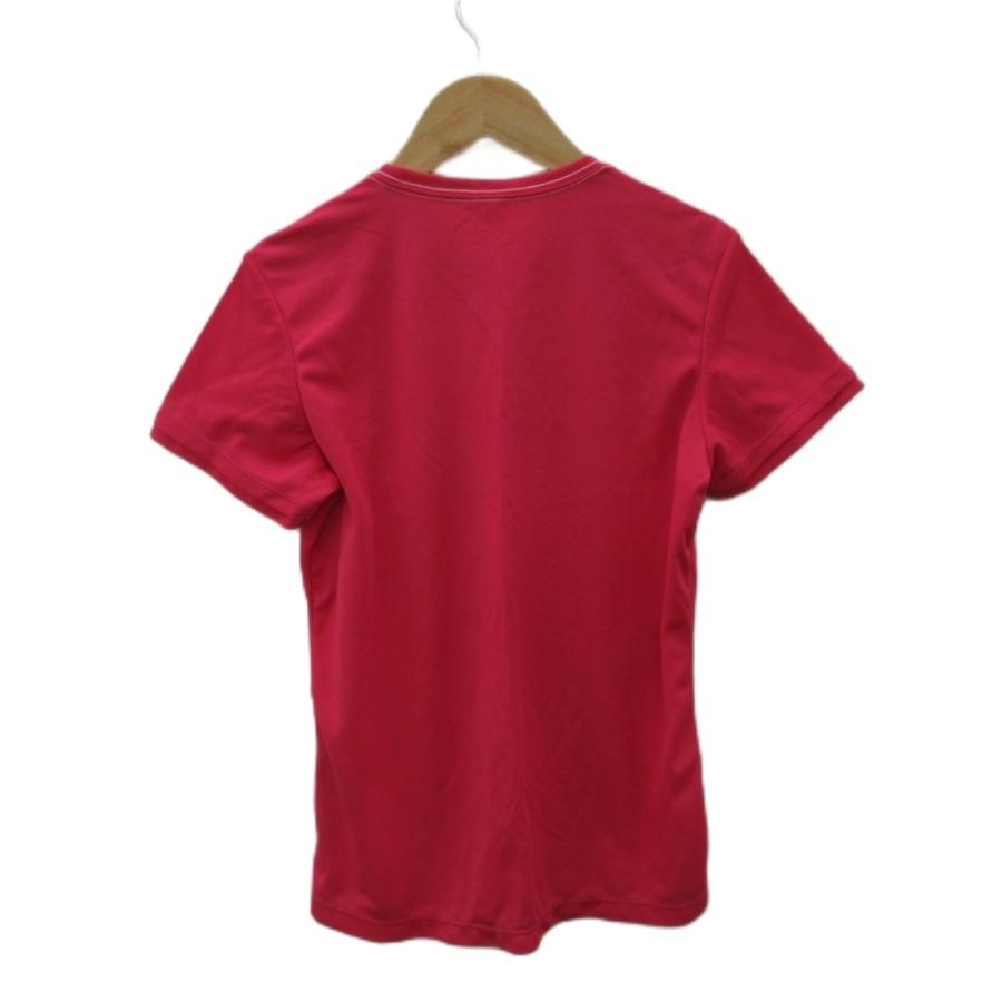 エレッセ ellesse テニスウエア カットソー Tシャツ M ピンク ドット柄