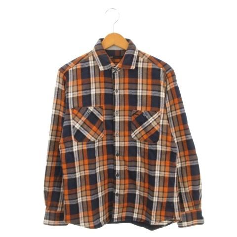 23区（ニジュウサンク） オンワード樫山 HOMME ネルシャツ 長袖 裏起毛 