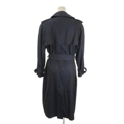 アクアスキュータム AQUASCUTUM Aqua5 トレンチコート 紺 ネイビー
