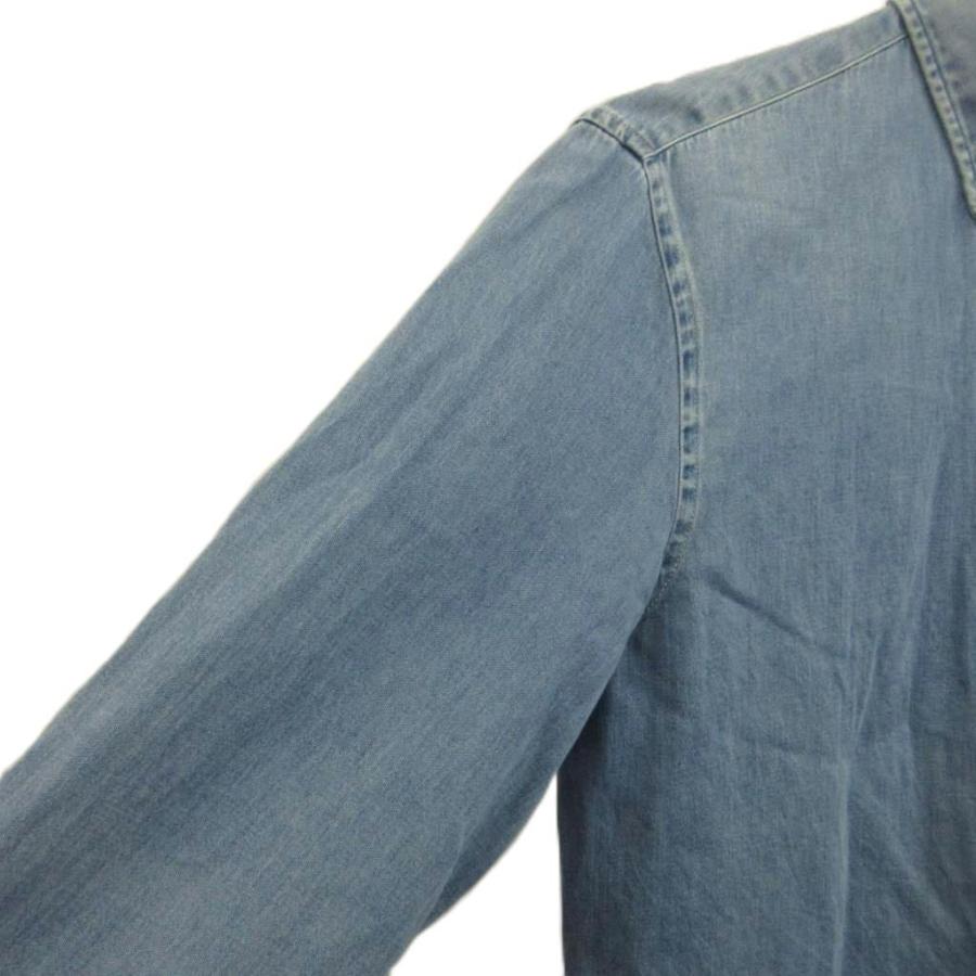 アクネ ストゥディオズ Acne Studios シャツ 44 青 ブルー ボタン