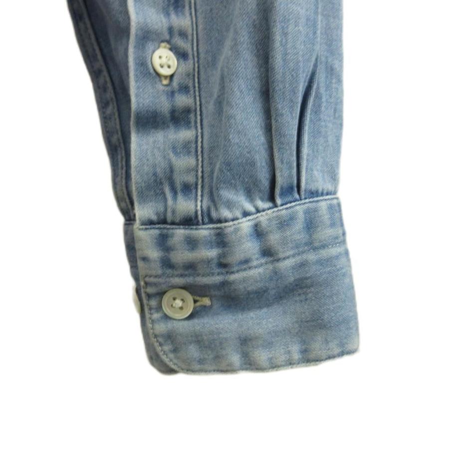 アクネ ストゥディオズ Acne Studios シャツ 44 青 ブルー ボタン