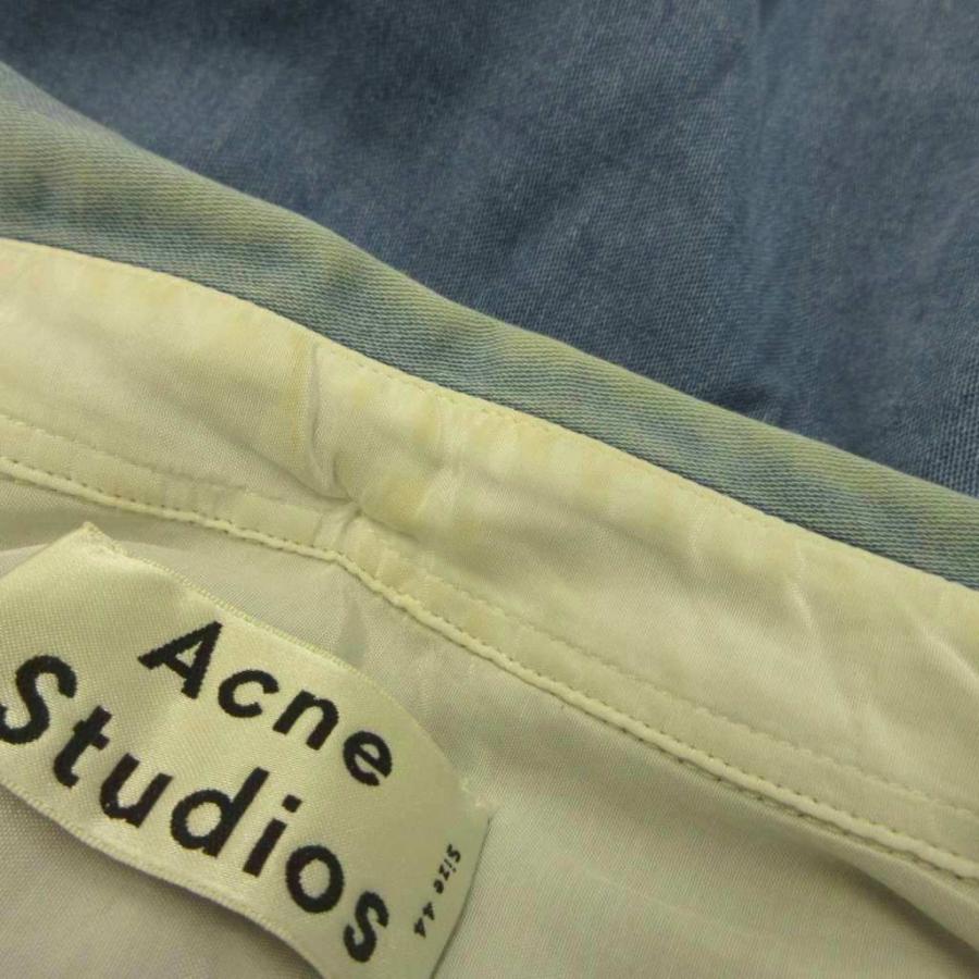 アクネ ストゥディオズ Acne Studios シャツ 44 青 ブルー ボタン