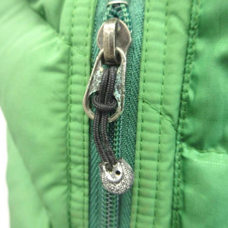 パタゴニア Patagonia ダウンベスト M 緑 グリーン 無地 スタンド