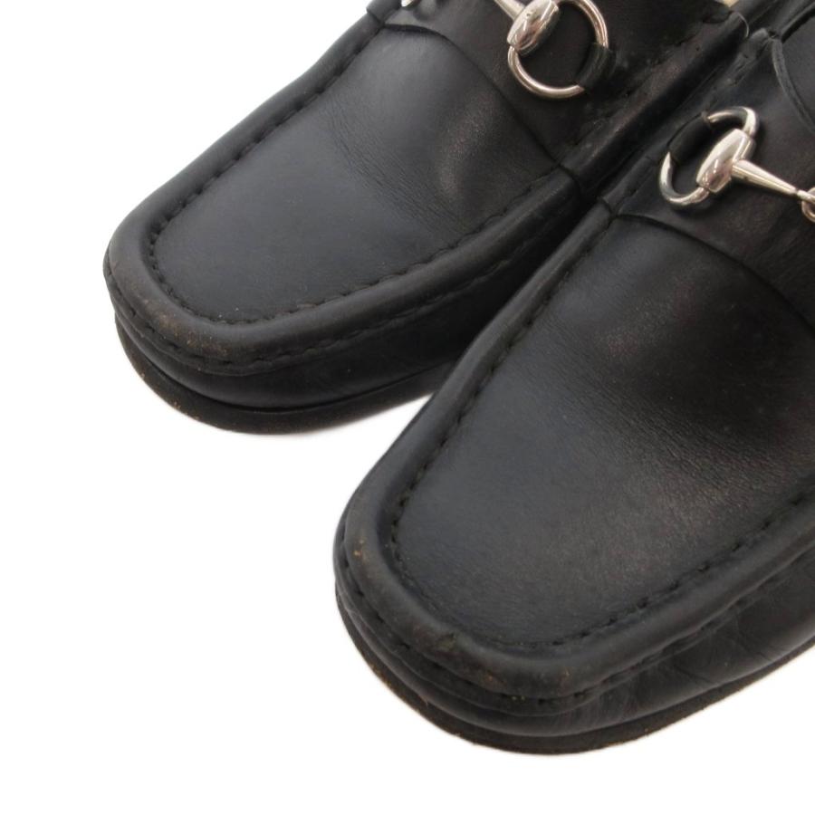 GUCCI（グッチ） ホースビットローファー スリッポン レザー 36 黒