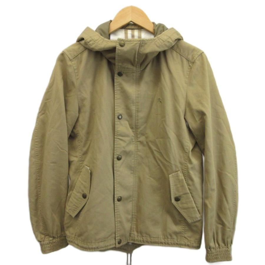 BURBERRY ブルーレーベル ミリタリージャケット 36 カーキ BURBERRY BLUE LABEL（バーバリーブルーレーベル） フーデッド
