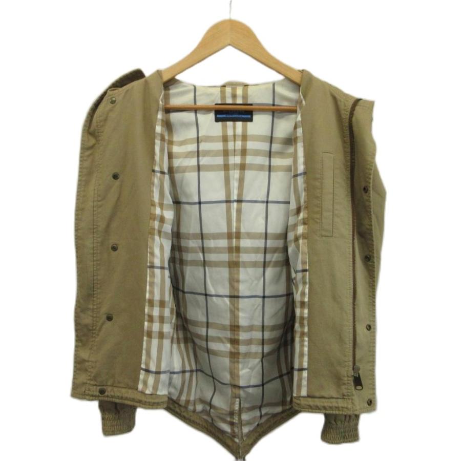 BURBERRY ブルーレーベル ミリタリージャケット 36 カーキ BURBERRY BLUE LABEL（バーバリーブルーレーベル） フーデッド