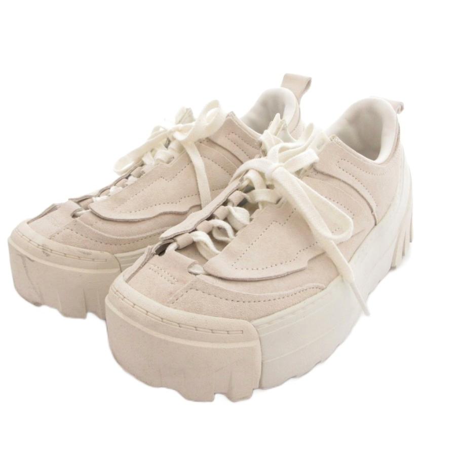 スニーカー箱無し★オニツカタイガー★23.0★ホワイト★週末値下げ！！！ Onitsuka Tiger（オニツカタイガー） スニーカー シューズ 厚底