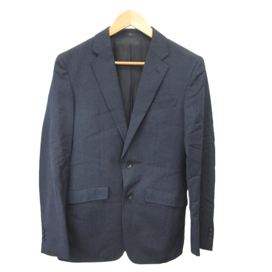 スーツセレクト SUIT SELECT テーラードジャケット 上着 ウール 紺