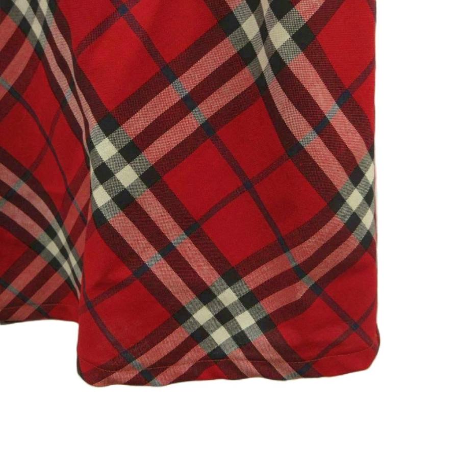 バーバリー ロンドン BURBERRY LONDON チェック柄スカート ミディ丈