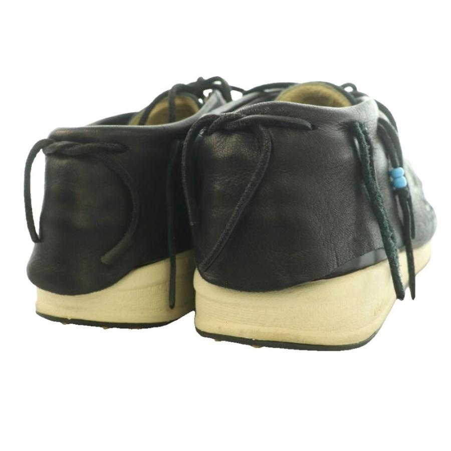 ビズビム VISVIM FBT-ELK モカシンシューズ スニーカー レザー US9 黒