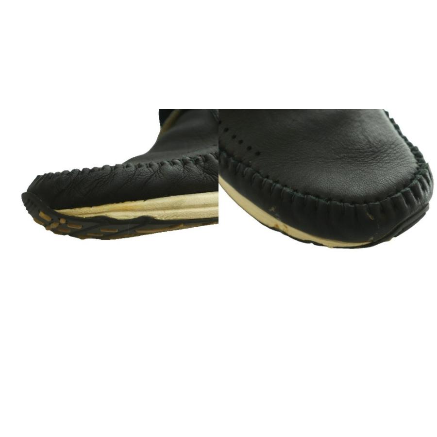ビズビム VISVIM FBT-ELK モカシンシューズ スニーカー レザー US9 黒