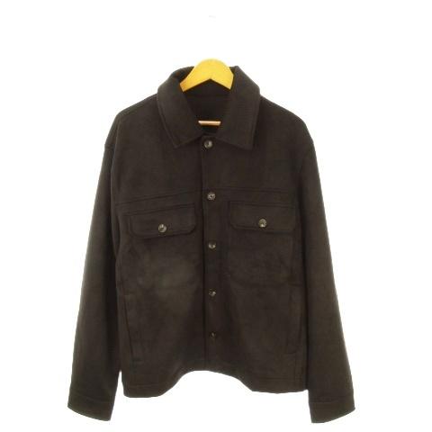 ZARA（ザラ） ZARA CPOジャケット フェイクスエード L 茶 ダーク 