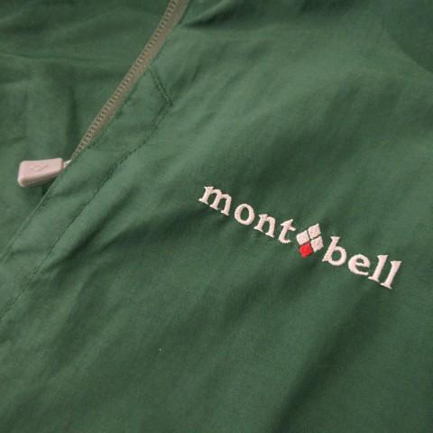 モンベル Montbell ベスト ジップアップ アウトドアウエア XL 緑