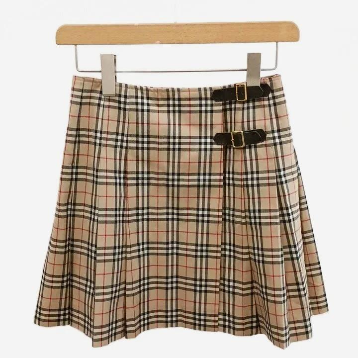 バーバリー　BURBERRY BLUE LABEL チェック柄 プリーツスカート バーバリーズブルーレーベル Burberry's BLUE LABEL プリーツスカート