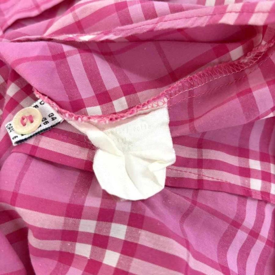 BURBERRY（バーバリー） シャツ チェック柄 レギュラーカラー 七分袖
