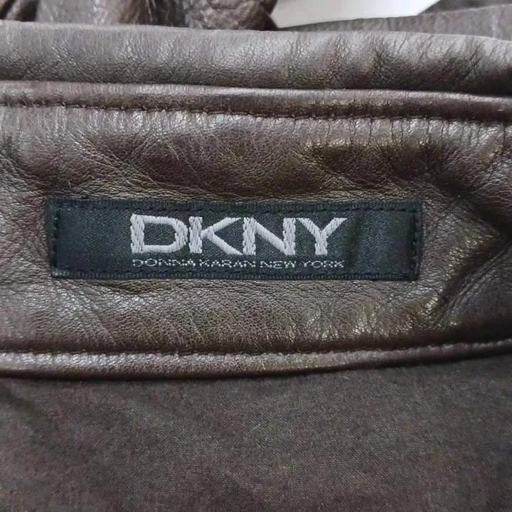 ダナキャランニューヨーク DKNY レザージャケット レギュラーカラー M
