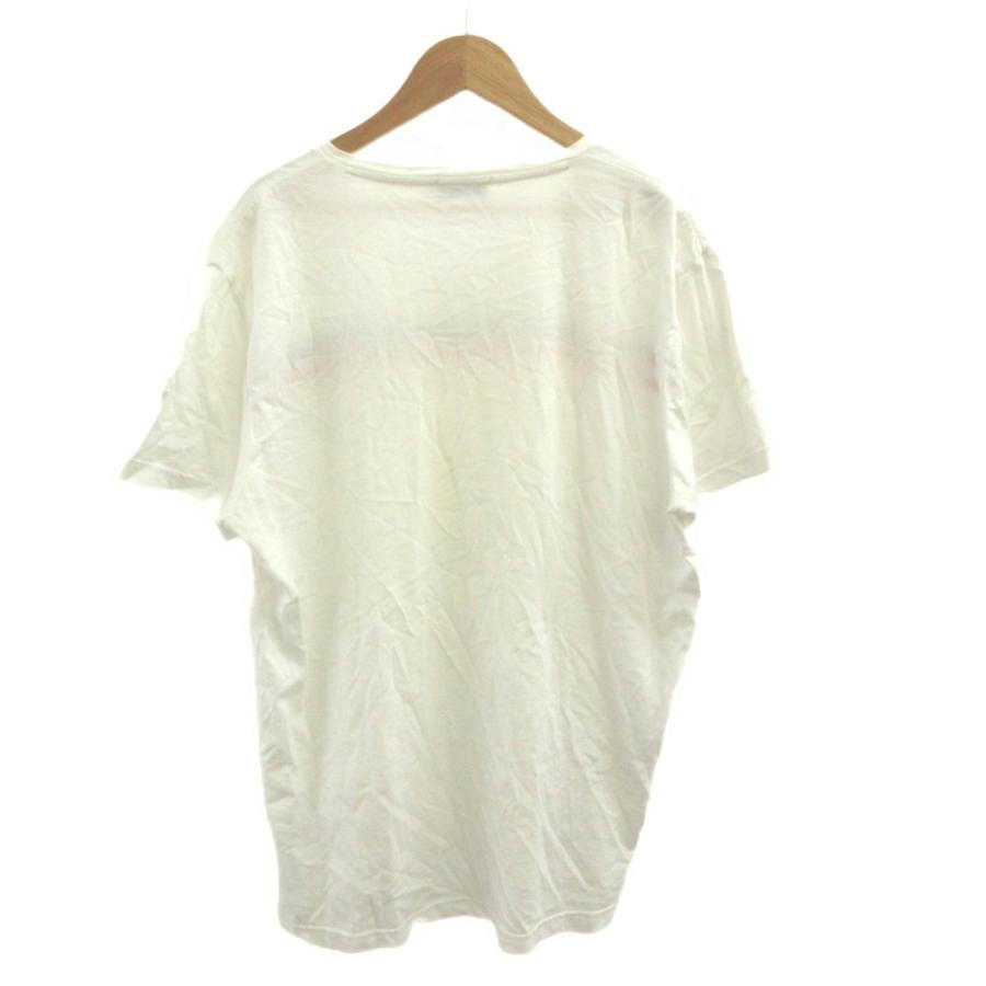MONCLER モンクレール Vネック Tシャツ ホワイト MONCLER（モンクレール） MONCLER Tシャツ XXL 白 ホワイト Vネック