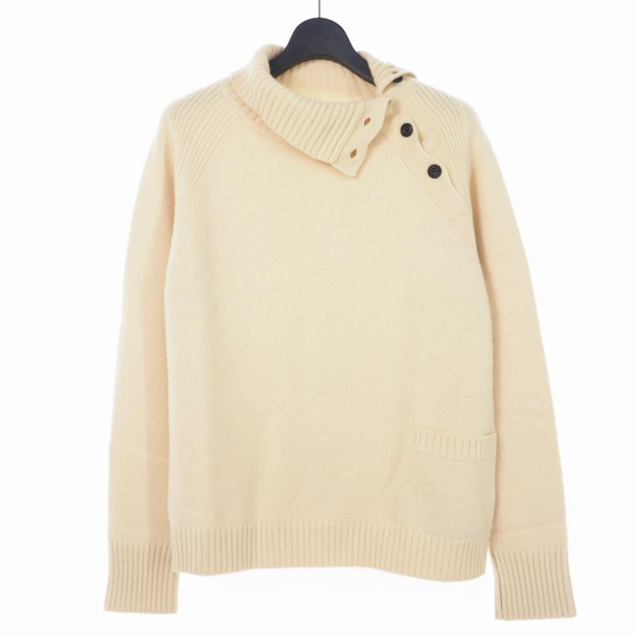 中古 エンソウ Ensou カシミヤ タートルネック ニット セーター ボタン M ベージュ メンズ ベクトル 古着 2 ブランド古着販売のベクトル 通販 Yahoo ショッピング