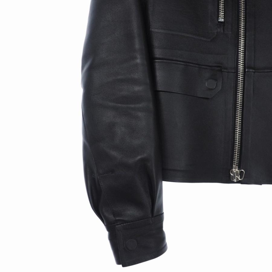 ランバン LANVIN ラムレザー テーラード ライダース ジャケット ランバン LANVIN ラムレザー テーラード ライダース ジャケット