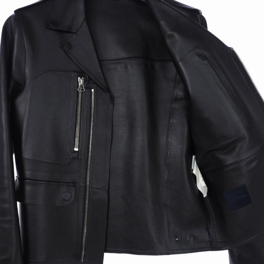 ランバン LANVIN ラムレザー テーラード ライダース ジャケット ランバン LANVIN ラムレザー テーラード ライダース ジャケット