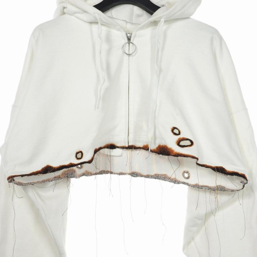 ダブレット doublet 22AW BURNING EMBROIDERY ZIP UP HOODIE
