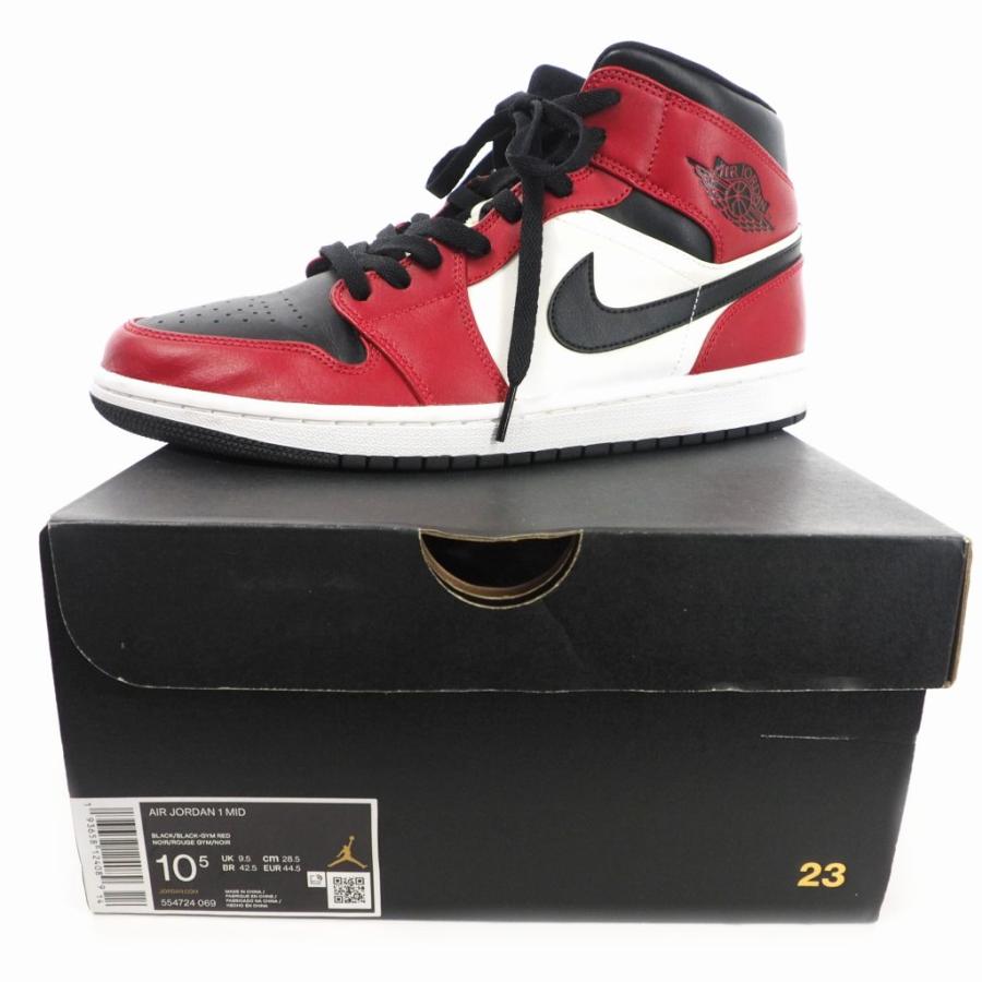 28センチ NIKE AIR JORDAN 1 MID BLACK TOE smcint.com