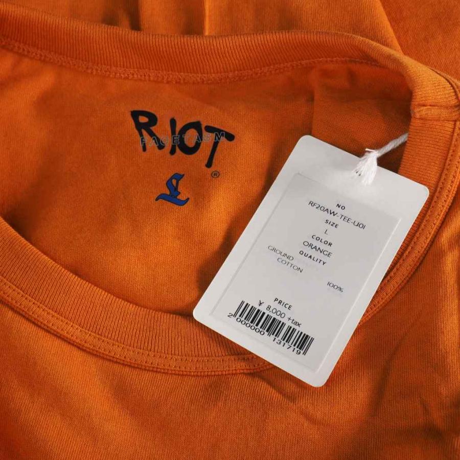 ライオット ファセッタズム RIOT FACETASM 20AW LOGO TEE ロゴ