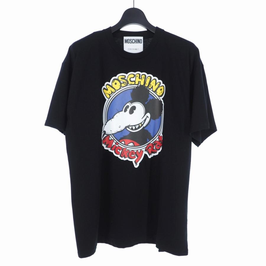 未使用品 モスキーノ MOSCHINO 20SS ネズミプリント Tシャツ 