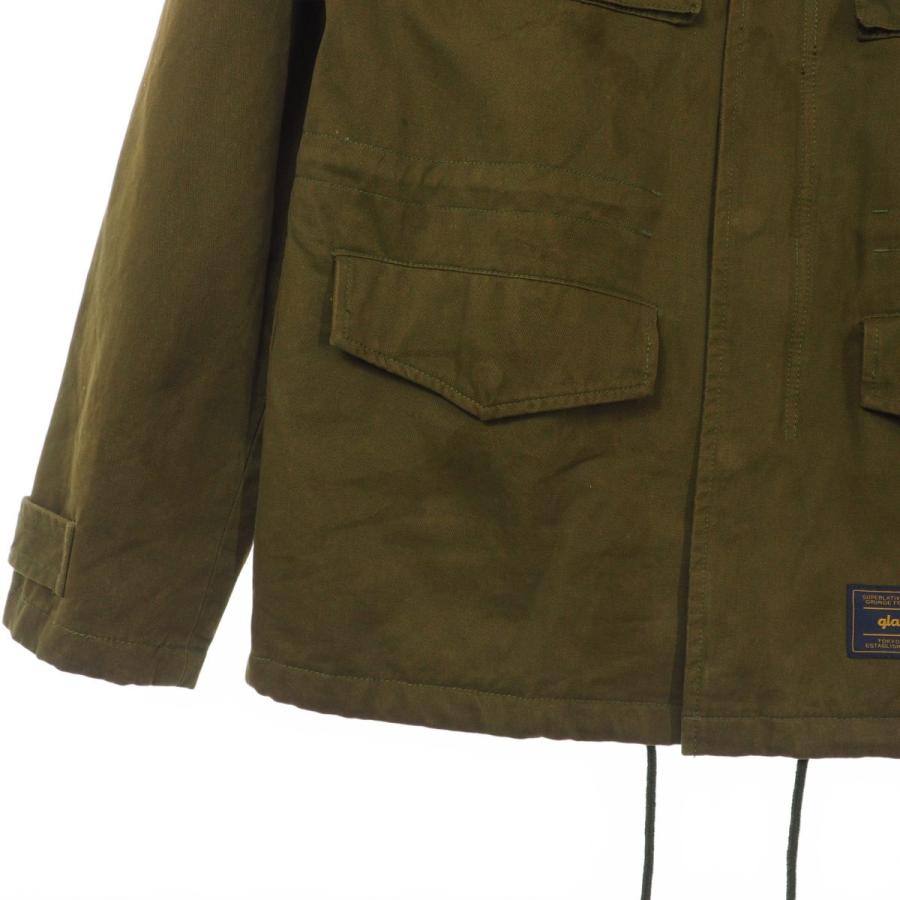 美品 glamb M-65 MUSICIAN ミリタリー ジャケット XL グラム glamb M-65 MUSICIAN プリント ミリタリージャケット ブルゾン