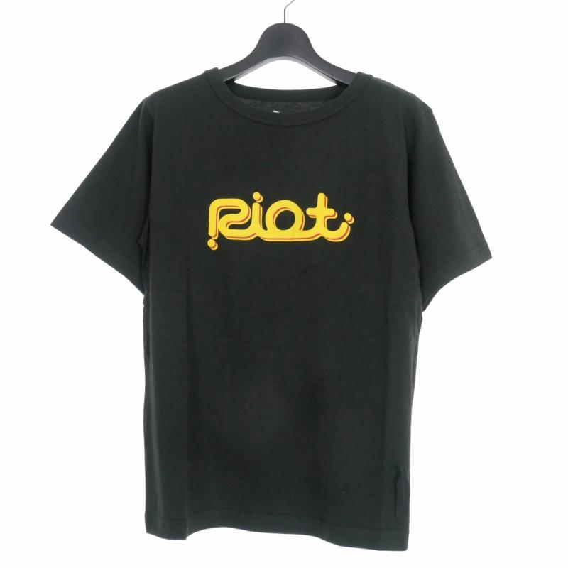 ライオットファセッタズム RIOT FACETASM 21AW ロゴプリント Tシャツ 