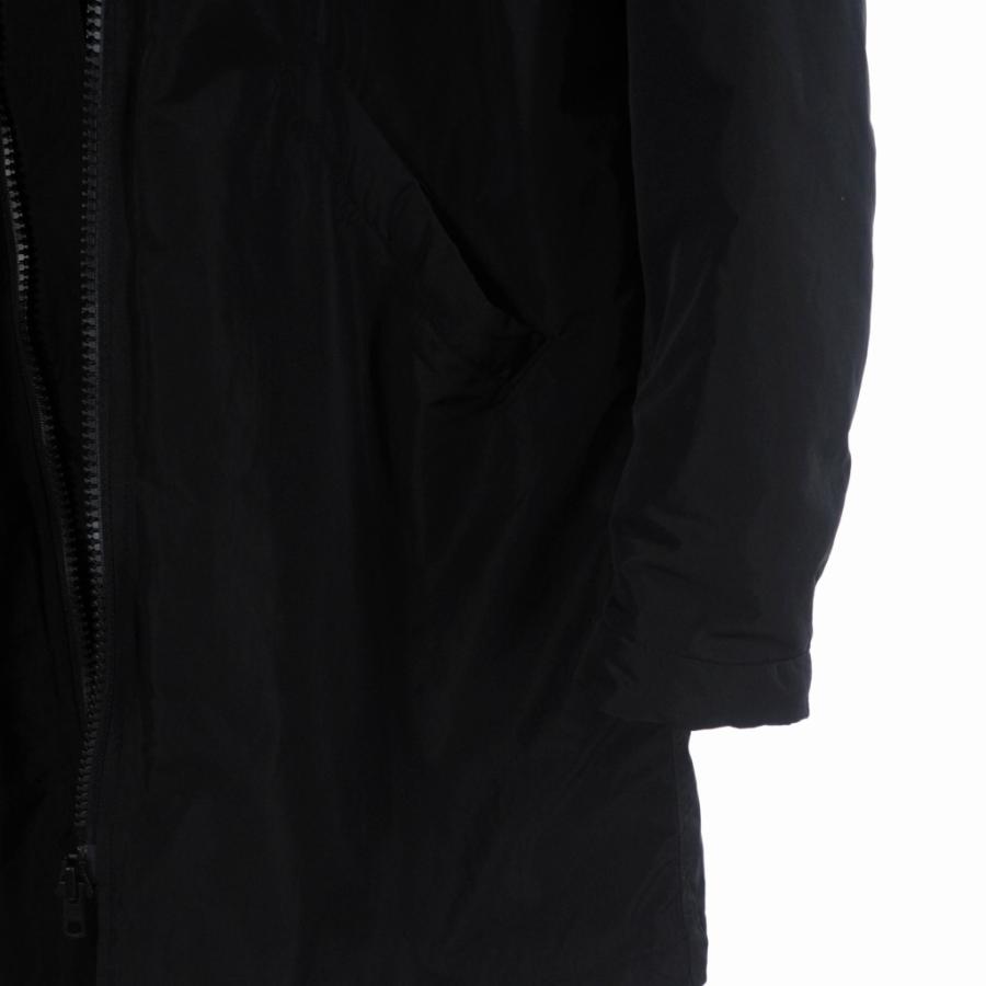 ハムネット HAMNETT 中綿 ロング ブルゾン ジャケット M 黒 ブラック