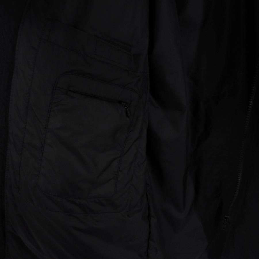 ハムネット HAMNETT 中綿 ロング ブルゾン ジャケット M 黒 ブラック