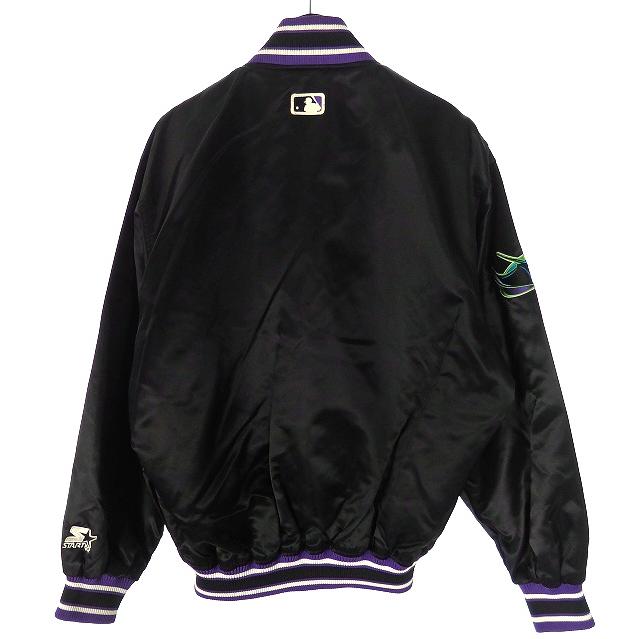 【レア】タンパベイ　デビルレイズ　スタジャン　スターター　size L MLB タンパベイ・デビルレイズ 90s 初期 スタジャン ジャケット