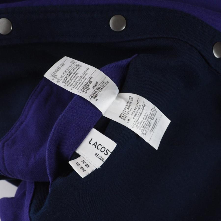 ラコステ LACOSTE プレーン × カラーブロック リバーシブルシャツ 切替 