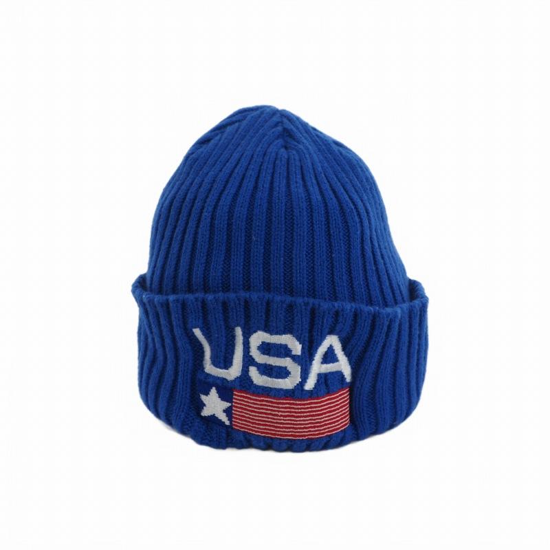 ジエダ Jieda × オーバーライド override USAロゴ ニットキャップ